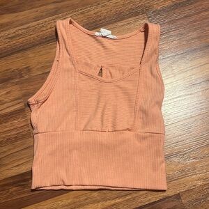 Orange Crop Top
